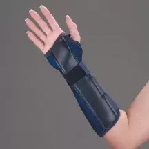 DeRoyal Wrist / Forearm Splint DeRoyal Right Hand Blue Small
