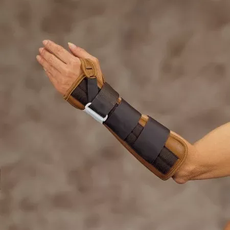 DeRoyal Wrist / Forearm Splint Stat™ Palmar / Dorsal Stay Vinyl Left Hand Medium