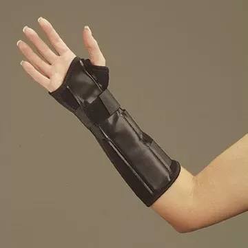 DeRoyal Wrist Splint DeRoyal Foam Right Hand Black Medium