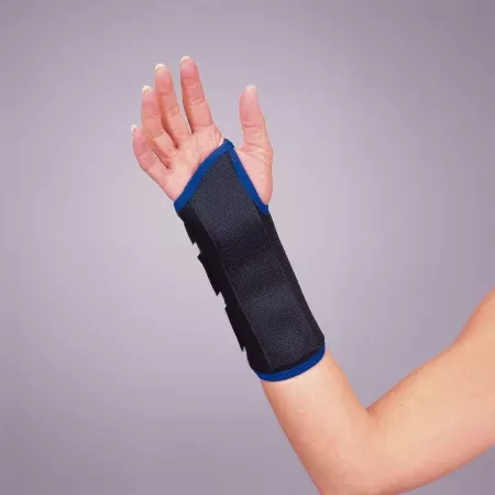 DeRoyal Wrist Splint DeRoyal Tietex Left Hand Black X-Large