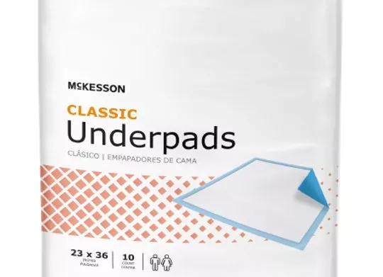 Disposable Underpad McKesson Classic Light Absorbency