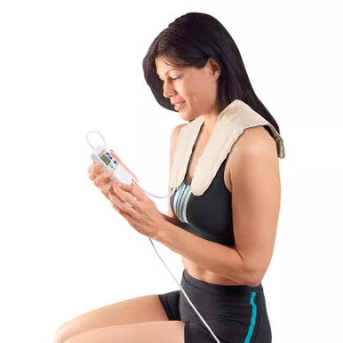 DJO 1033-B - Theratherm Digital Moist Heating Pad, Shoulder/Neck, 23" x 20"