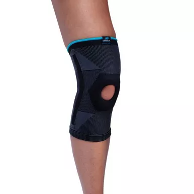 DJO DA161KS03-BLK-S - DonJoy Advantage Knee Sleeve, Black, Small