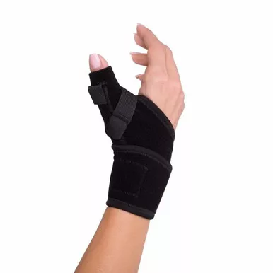 DJO DA161TB01-BLK - DonJoy Advantage Stabilizing Thumb Splint, Black