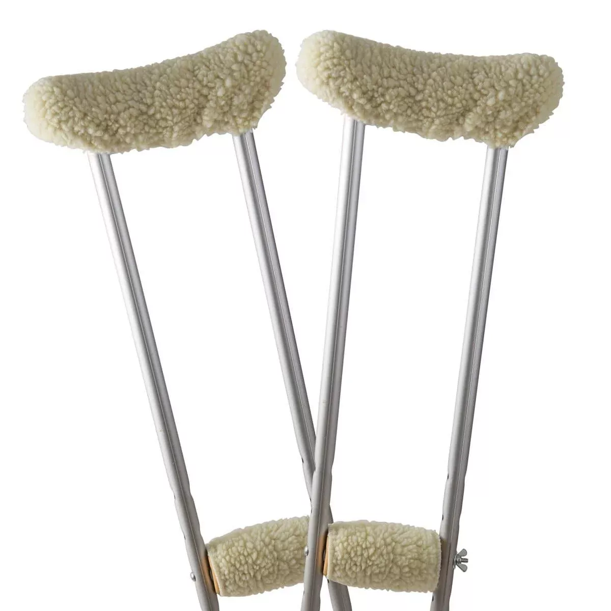 DMI Fleece Crutch Pads - Underarm & Hand Grip Set