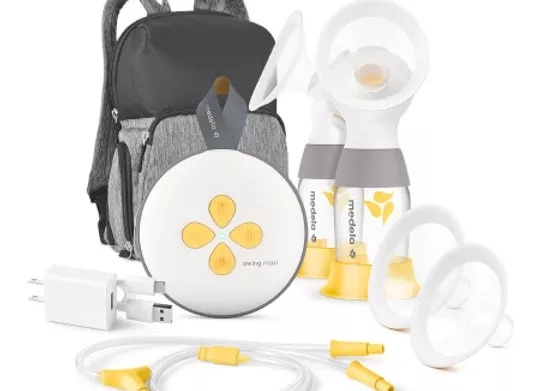 Double Electric Breast Pump Kit Swing Maxi With MaxFlow Technology