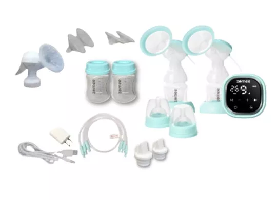 Double Electric Breast Pump Kit Zomee