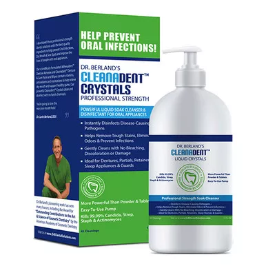 Dr B Dental Solutions CC-002 - Cleanadent Liquid Crystals Soak Denture Cleanser