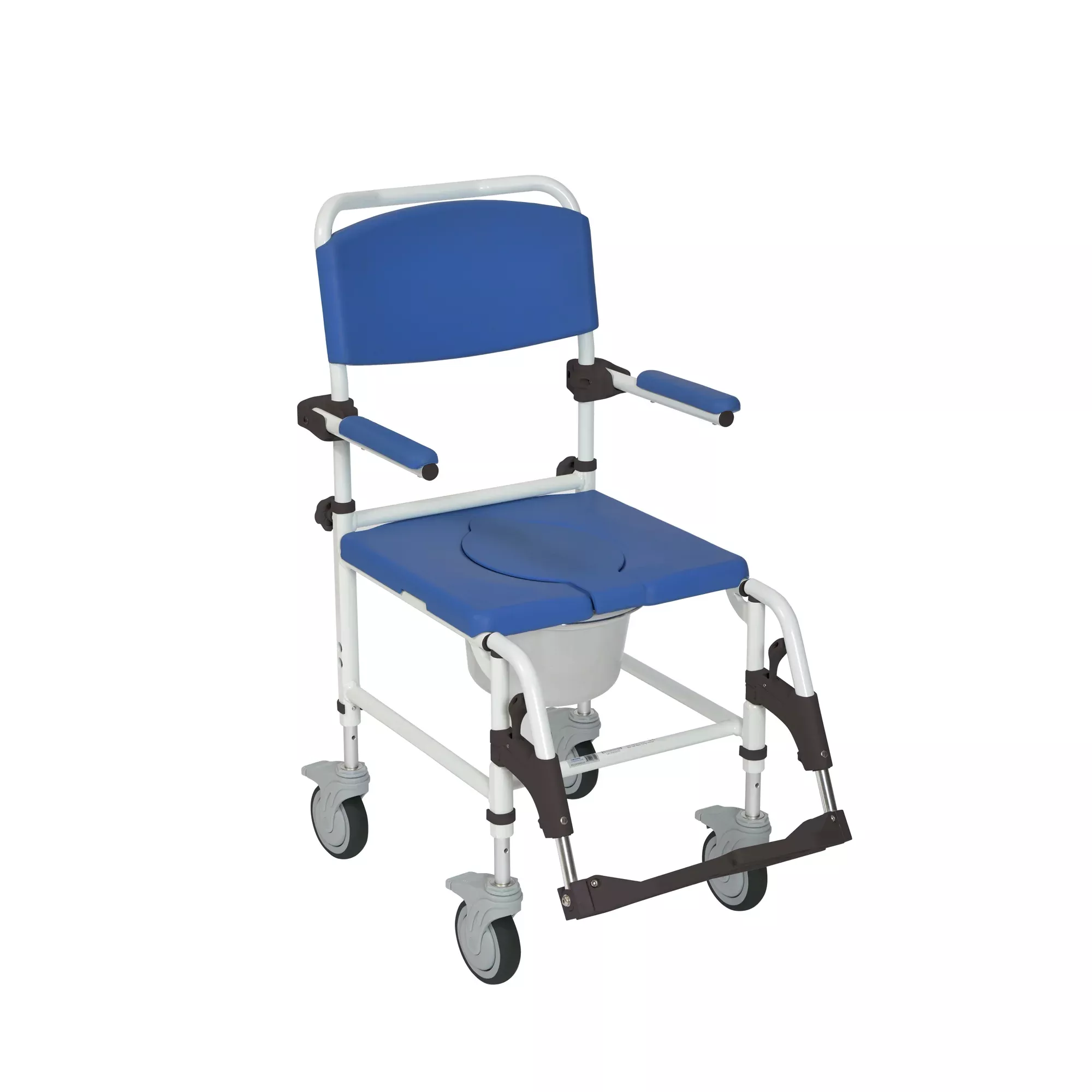 Drive Medical Aluminum Shower Commode Mobile Chair