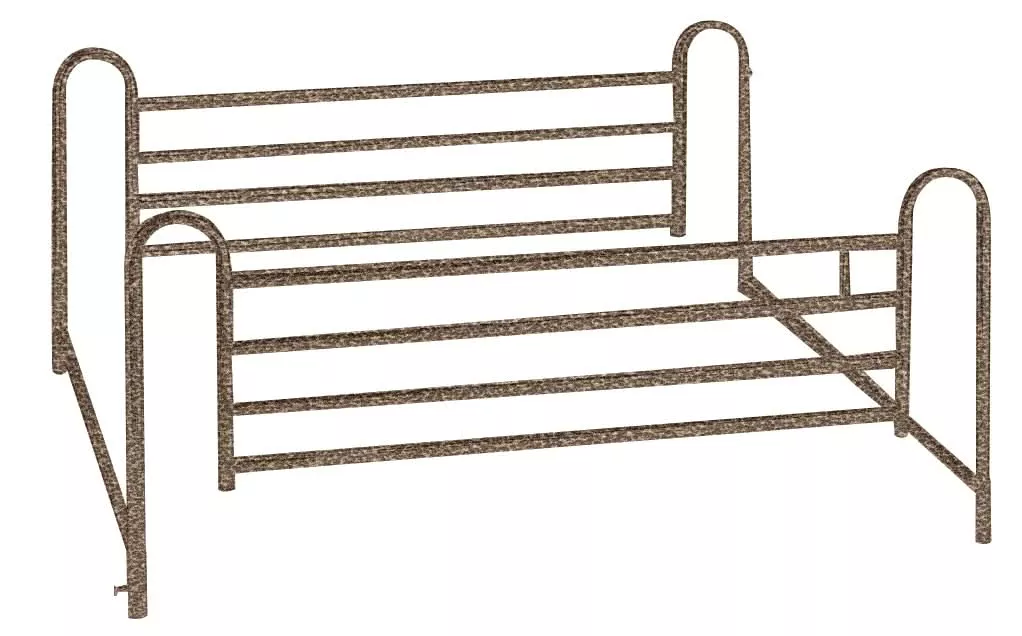 Drive Medical Full Length Hospital Bed Side Rails