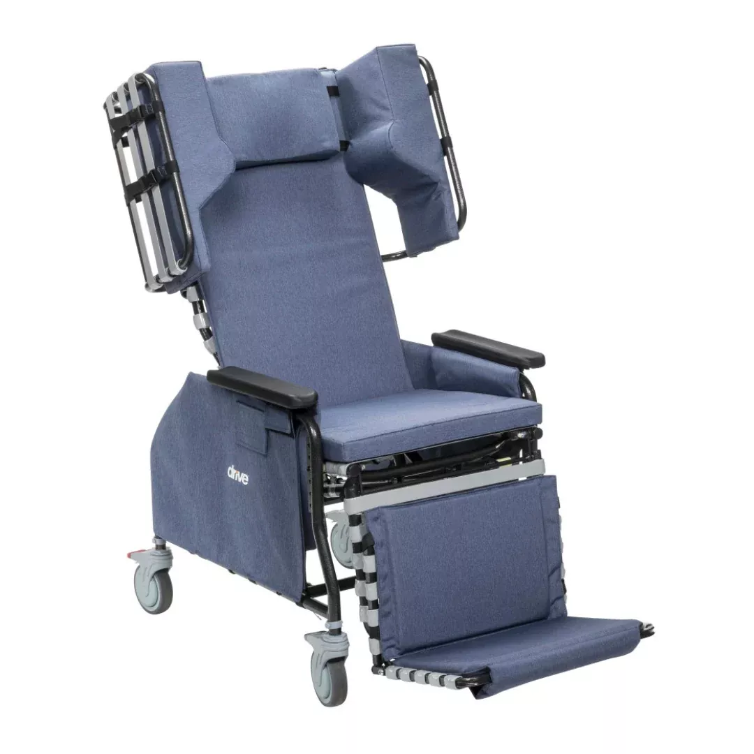 Drive Rose Comfort Max Tilt and Recline Chair with Casters