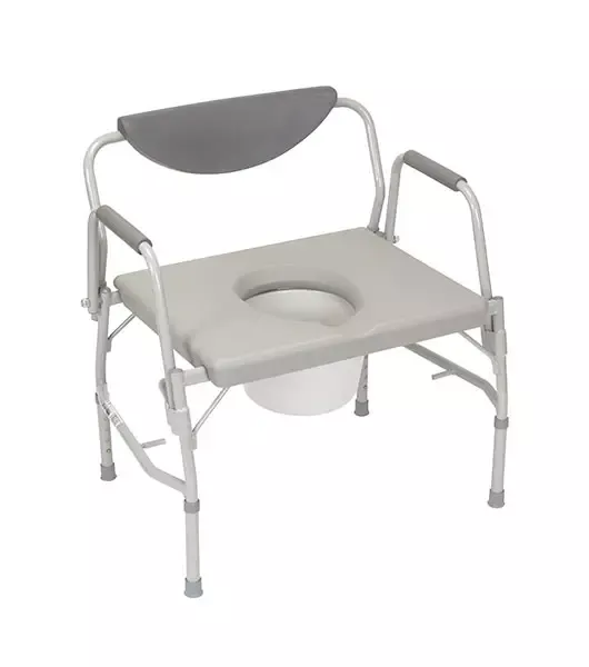 Drop-Arm Commode 1,000 lbs. Bariatric