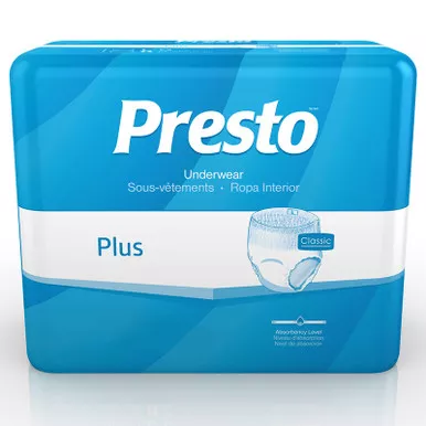 Drylock AUB14050 - Presto Flex Right Protective Underwear X-Large 45" - 58" Good Absorbency