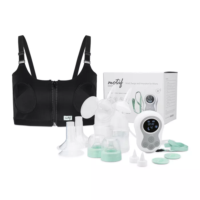 Duo Double Electric Breast Pump with Hands-Free Pumping Bra