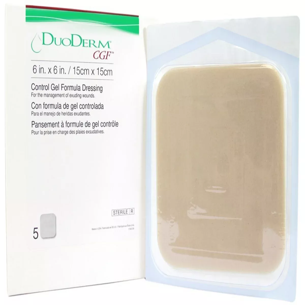 DuoDerm CGF Border Hydrocolloid Dressing