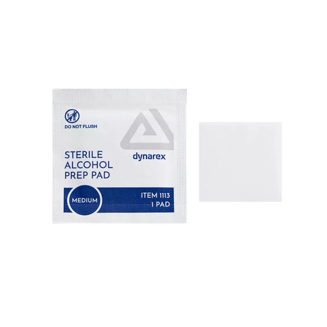 Dynarex Alcohol Prep Pads - Sterile