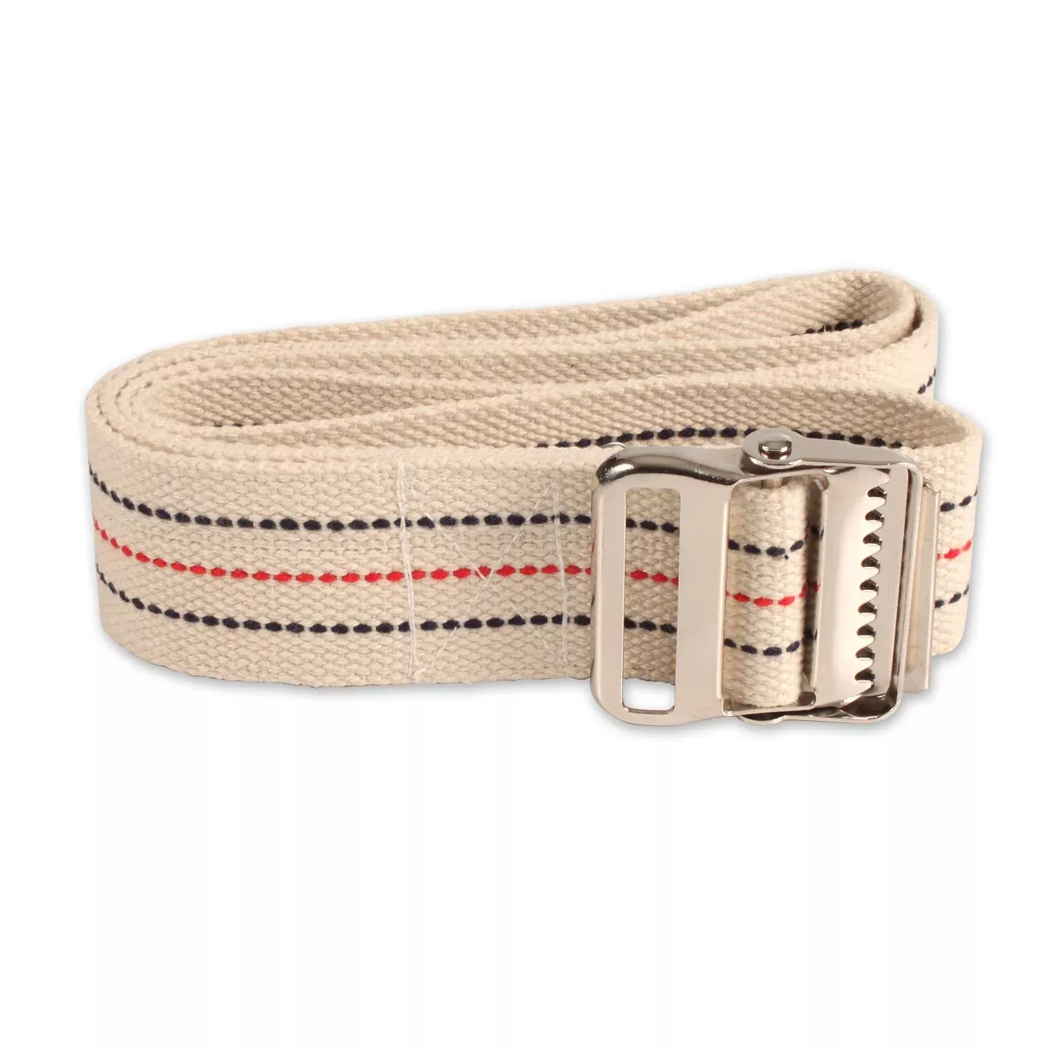 Dynarex Pinstripe Gait Belt with Metal Buckle