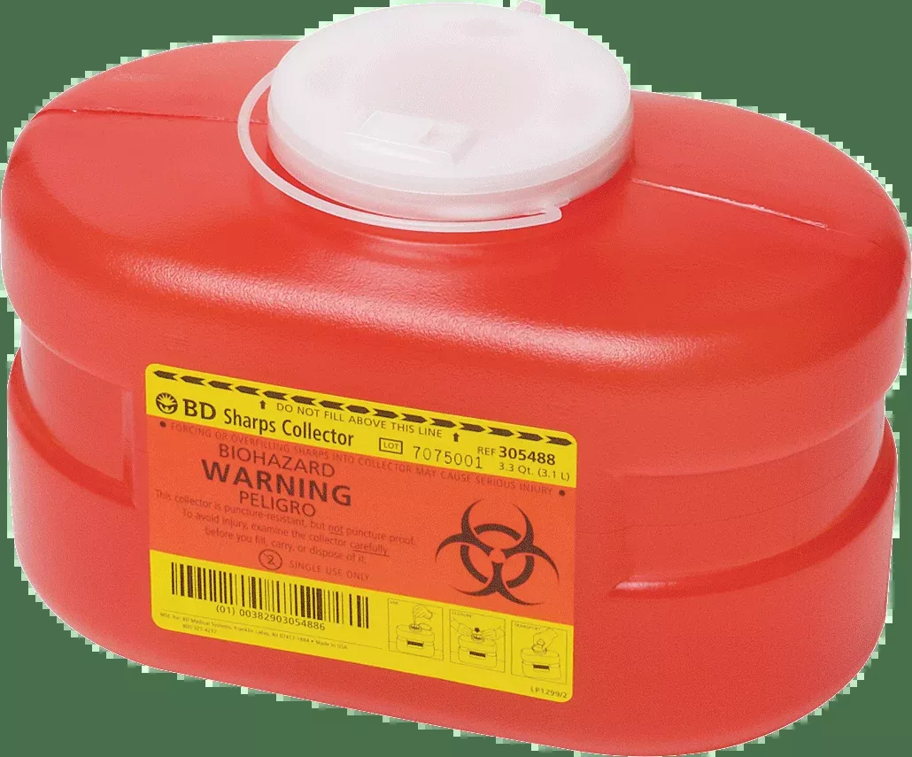 EA/1 - Multi-Use 1 Piece Sharps Container 3.3 QtsManufacturer #: 305488