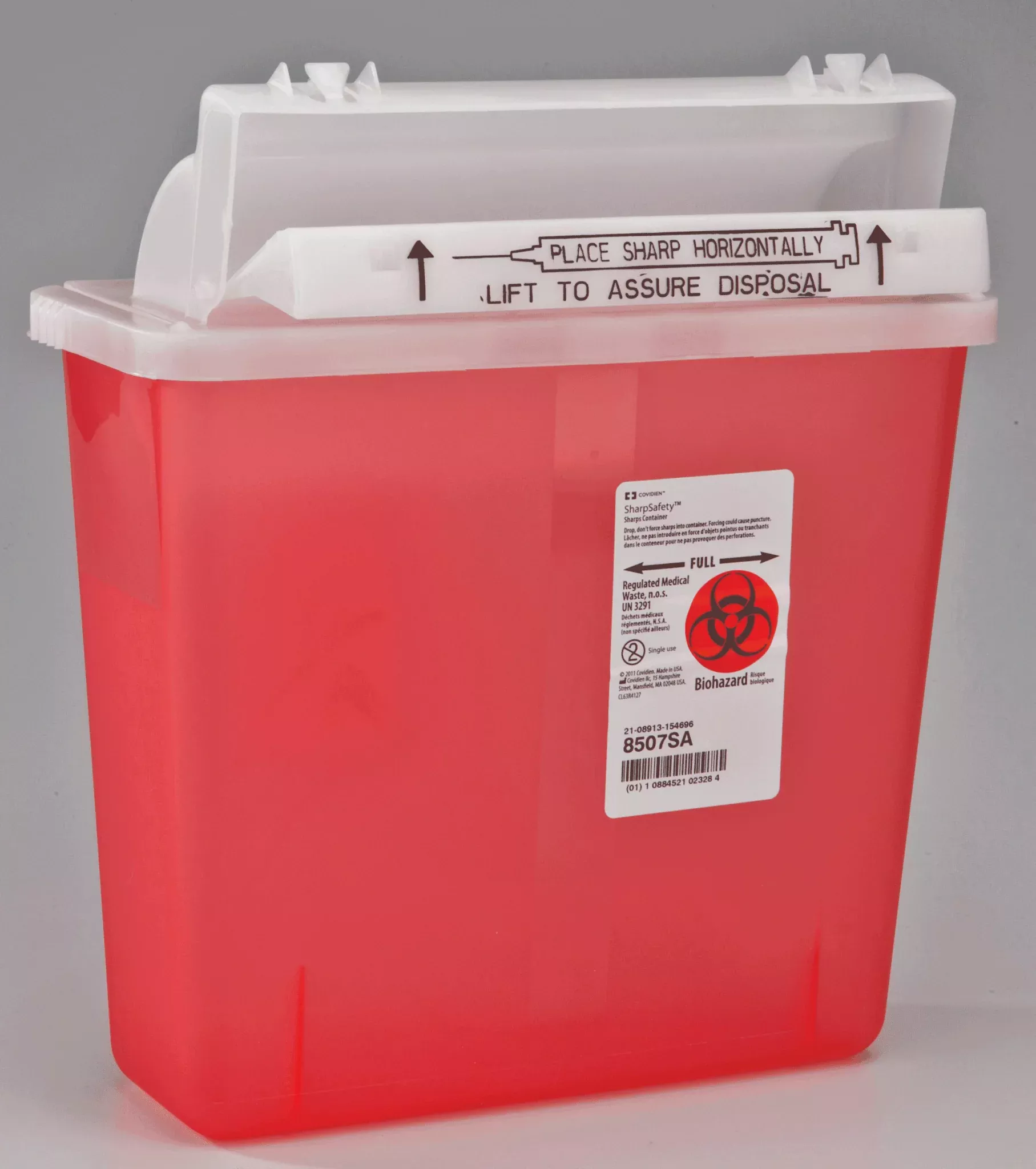 EA/1 - SharpStar In-Room Sharps Container Counter Balanced Lid 5 QuartManufacturer #: 8507SA