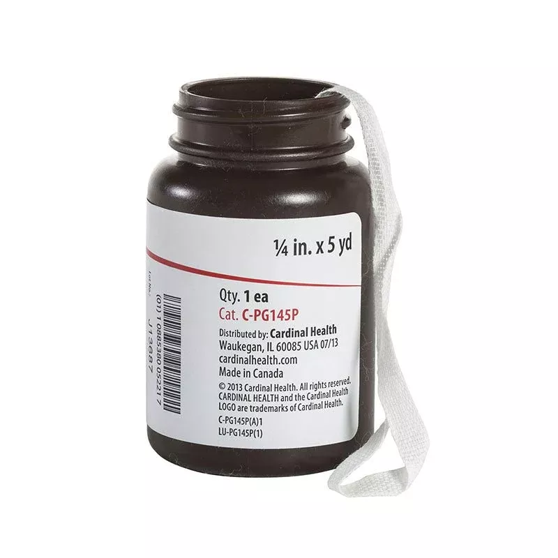 EA/1 - Sterile Plain Packing Strip 1/4" x 5 yds.Manufacturer #: CPG145P