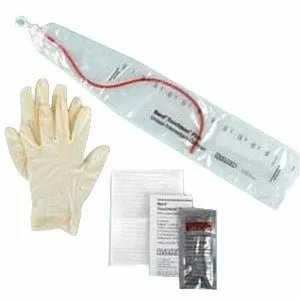 EA/1 - TOUCHLESS Plus Unisex Red Rubber Intermittent Catheter Kit 12 Fr 1100 mLManufacturer #: 4A5042
