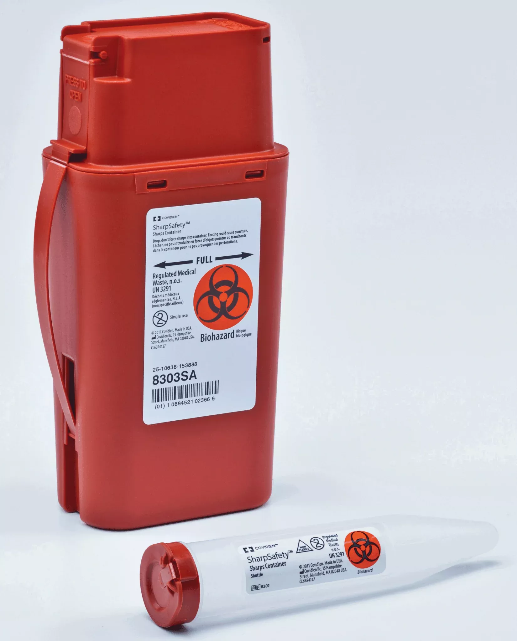 EA/1 - Transportable Sharps Container 1 QuartManufacturer #: 8303SA