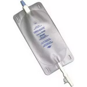 Ea/1 Uro-Safe Disposable Vinyl Leg Bag With Thumb Clamp, Size 18 Oz (Medium)