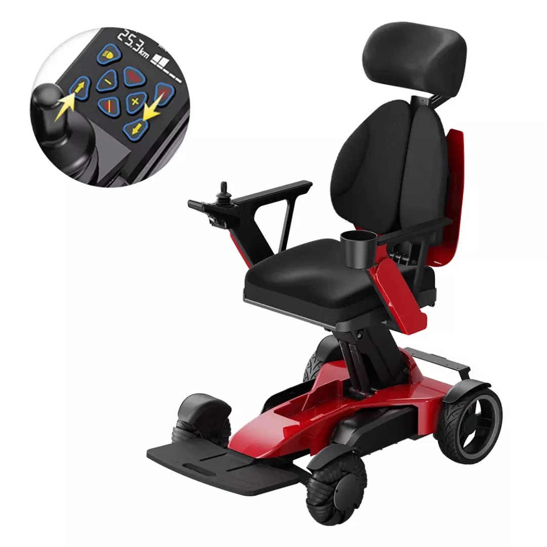 Easwe™ L10 Luxury Electric Wheelchair with Adjustable Seat Height