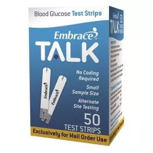 Embrace Talk 50ct Mail Order Test Strips (50 Count)- Box of 50