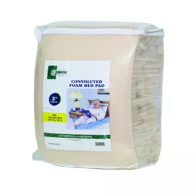 Essential Medical F9006E - Convoluted Foam Bed Pad, King, 3"
