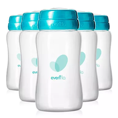 Evenflo 1286111 - Evenflo Advanced Breast Milk Collection Bottles, 5 oz., 6-Pack