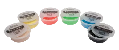 Fabrication Enterprises 10-0908 - CanDo Theraputty Standard Exercise Putty, Blue Firm, 4 oz.