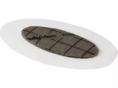 Ferris 1823 - Silver Foam Dressing PolyMem Shapes 2 X 3 Inch Oval Sterile