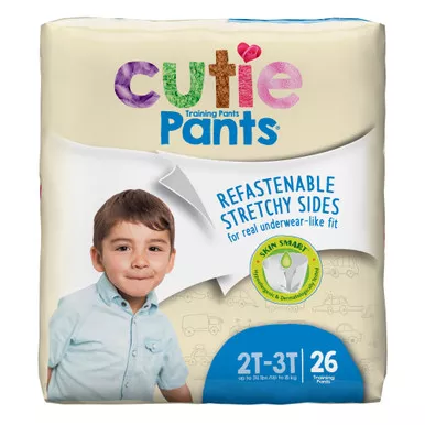 First Quality CR7005 - Cuties Training Pants for Boys 2T-3T, up to 34 lbs.