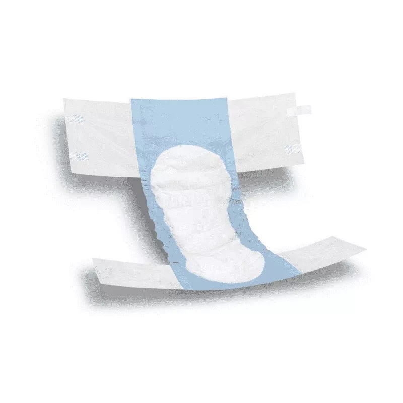 FitRight Basic Adult Incontinence Unisex Briefs with Tabs - Light Absorbency Case of 100