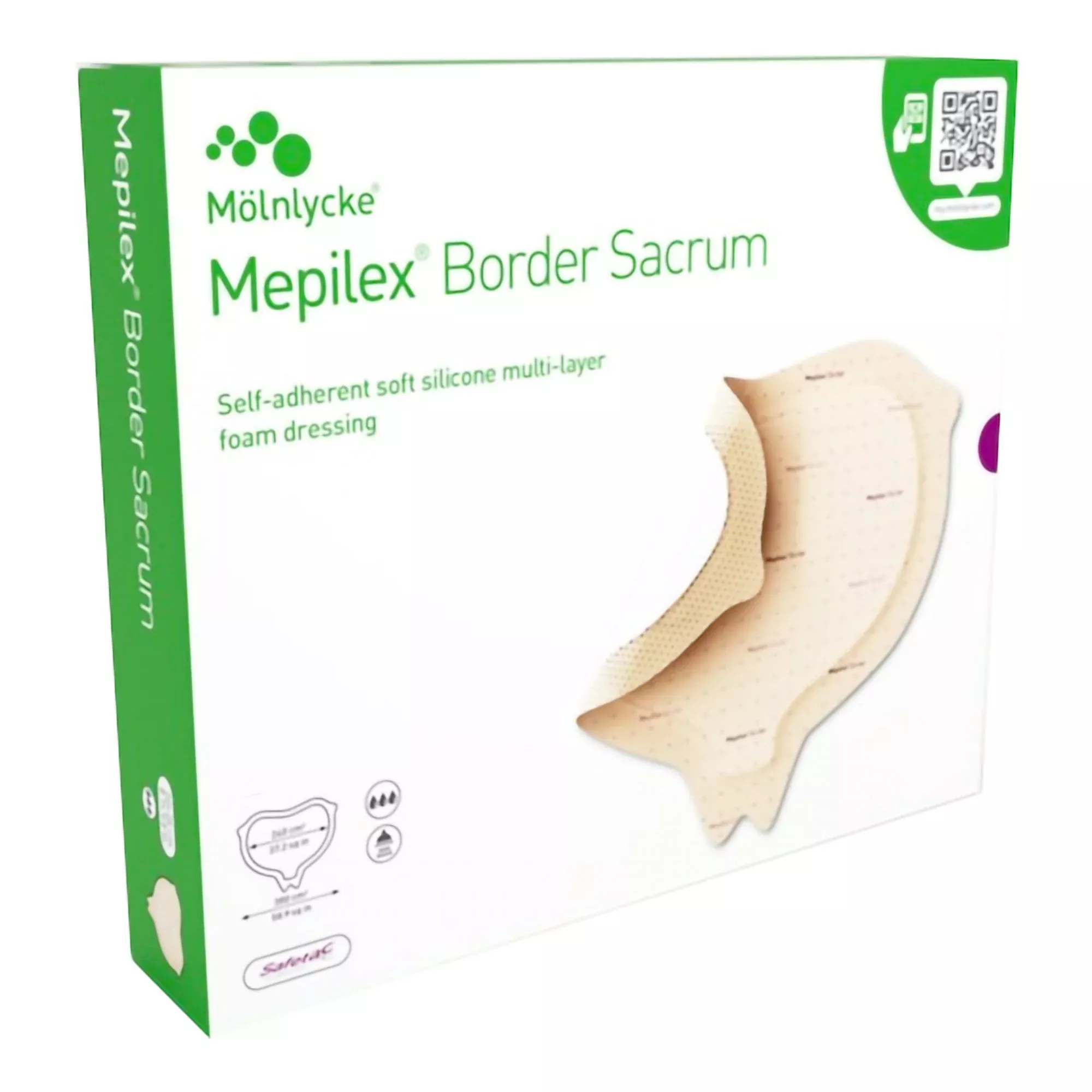 Foam Dressing Mepilex Border Sacrum