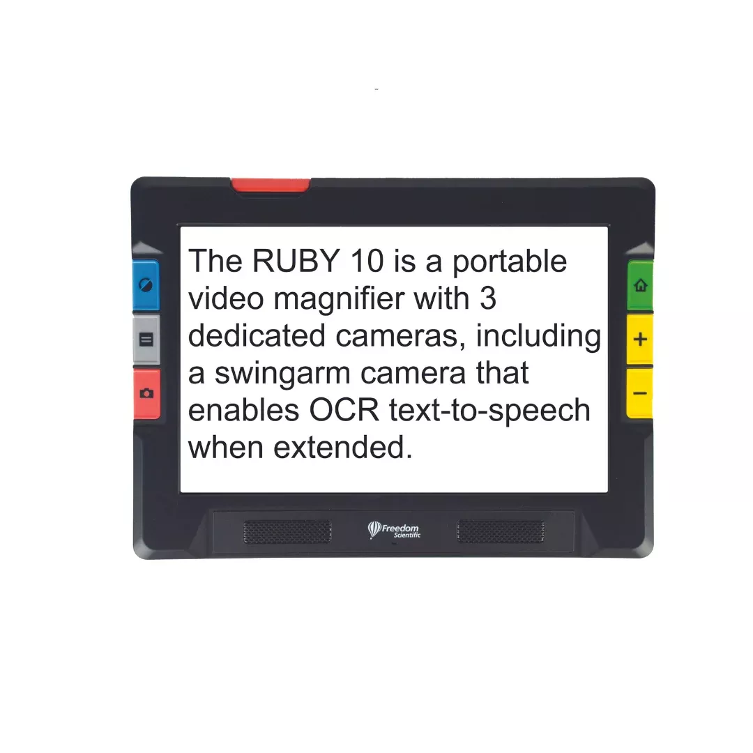 Freedom Scientific Ruby 10 Video Magnifier with 10 Inch Touchscreen - Blowout