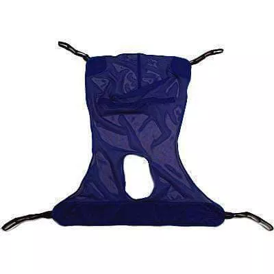Full Body Mesh Sling with Commode Opening - Extra-Large