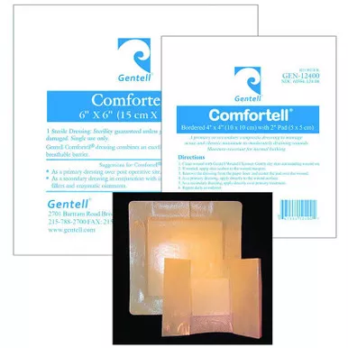 Gentell GEN1240012 - Comfortell Composite Dressing, 4" x 4"