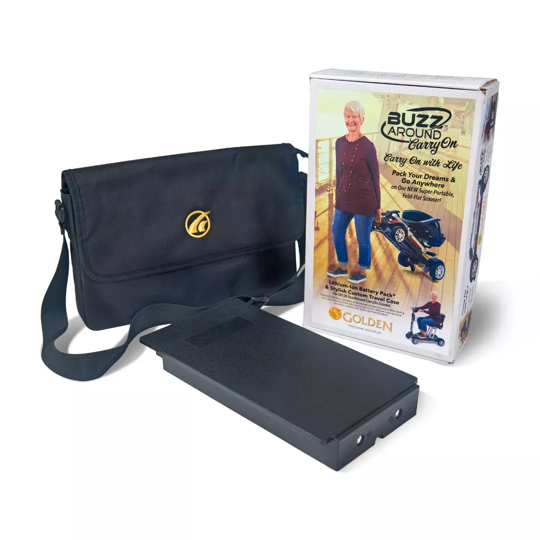 Golden Batteries For GB120 & GB220 Scooters with Carry Case