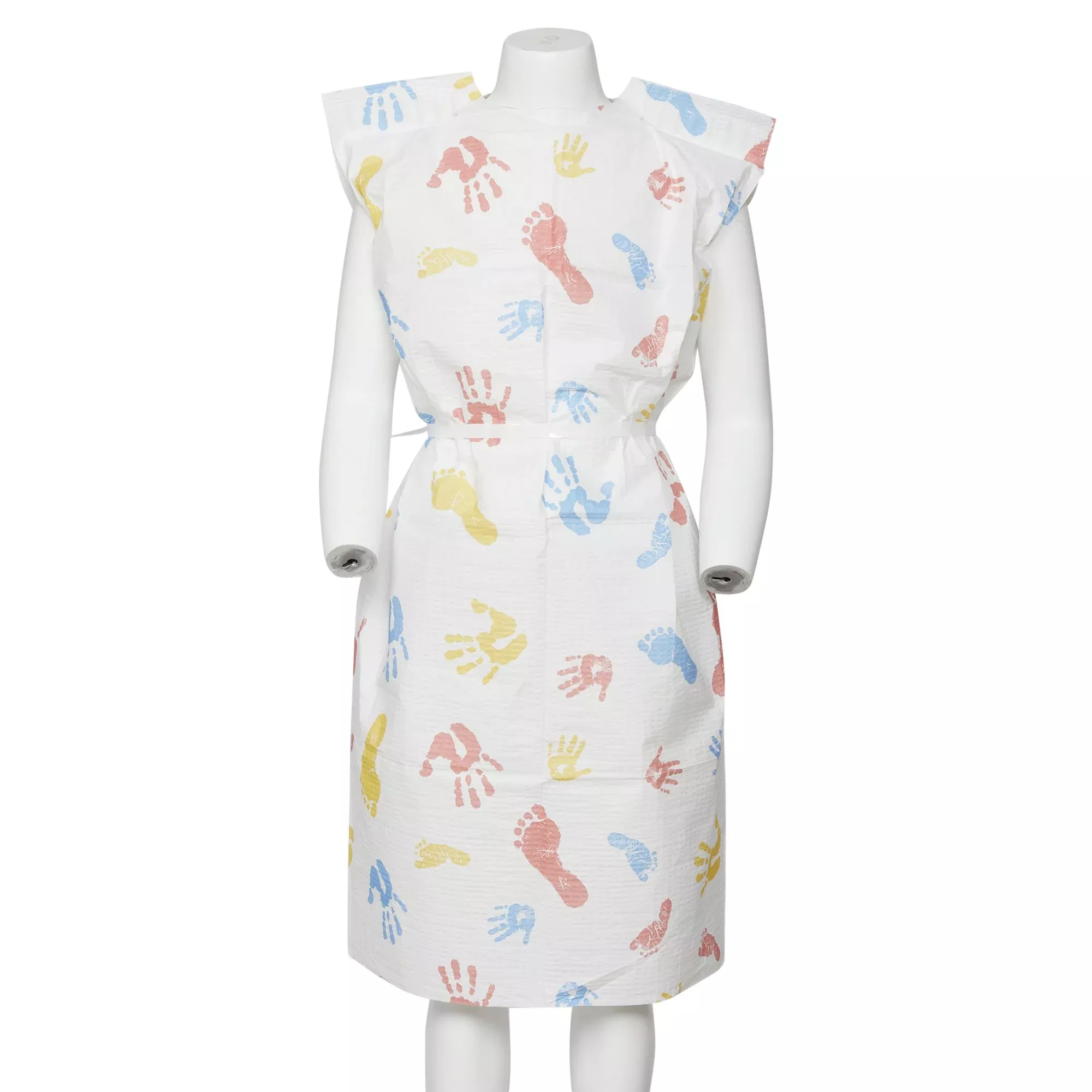 Graham Medical Tiny Tracks Print Pediatric Exam Gown