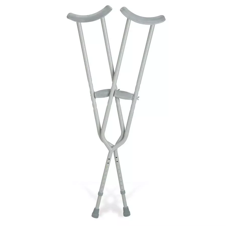 Guardian Bariatric Push-Button Steel Crutches