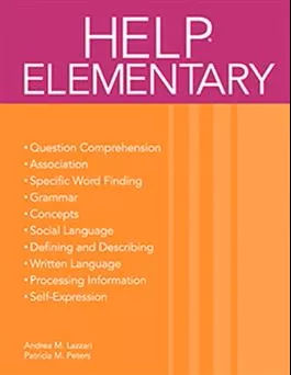 Handbook of Exercises for Language Processing HELP Elementary Andrea M. Lazzari, Patricia M. Peters