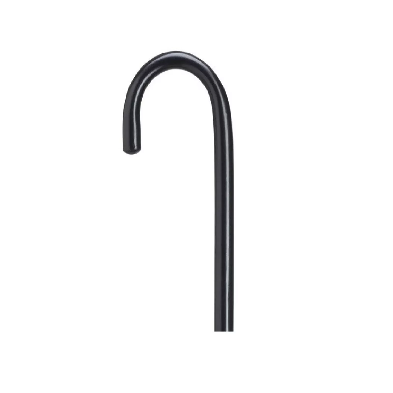 Harvy Black Round Handle Cane