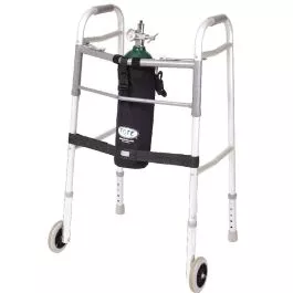Holder, Oxygen Tank - Medline O2 Tank Holder for Walkers/Rollators