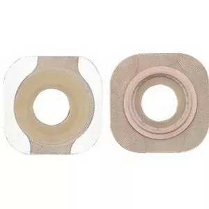 Hollister 14701 New Image Pre-sized Flextend Floating Flange with Tape Border: Flange 1(3/4)" Stoma (5/8)", Green, Box of 5 skin barriers