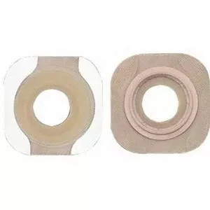Hollister 14703 New Image Pre-sized Flextend Floating Flange with Tape Border: Flange 1(3/4)" Stoma (7/8)", Green, Box of 5 skin barriers