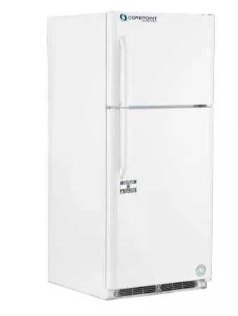 Horizon Scientific Inc Refrigerator / Freezer Carepoint General Purpose 20 cu.ft. 2 Solid Swing Doors Automatic Defrost (Freezer) Cycle Defrost (Refrigaertator) - Each - LRF201WWW/0A-EA