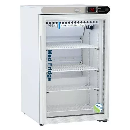 Horizon Scientific Inc Undercounter Refrigerator ABS Pharmaceutical 2.5 cu.ft. 1 Swing Glass Door Cycle Defrost - Each - ABT-HC-UCFS-0204G-EA