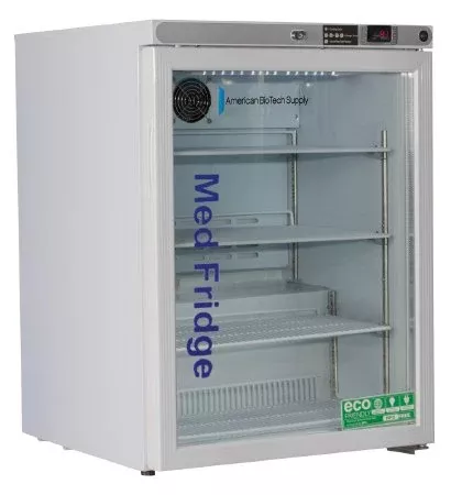 Horizon Scientific Inc Undercounter Refrigerator ABS Pharmaceutical 5.2 cu.ft. 1 Swing Glass Door Cycle Defrost - Each - PH-ABT-HC-UCFS-0504G-EA